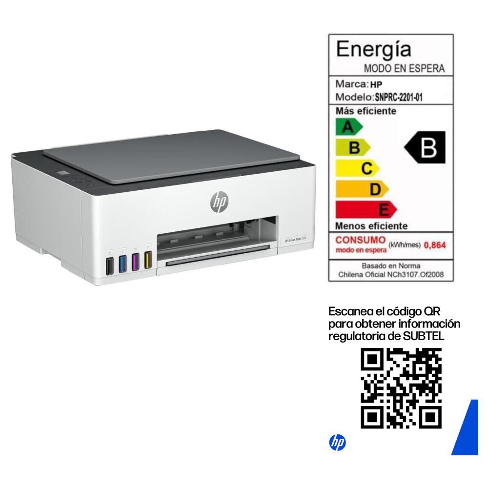 Impresora Multifuncional HP Smart Tank 580 image number 20.0