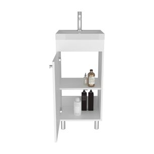 Vanitorio Con Lavamanos 84x32x40,2 Cm 1 Puerta
