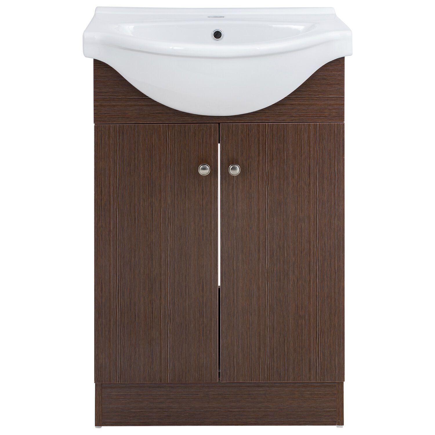 Kit Mueble Vanitorio Domsa Mb55z Nogal Oscuro 56x43x89cm image number 0.0