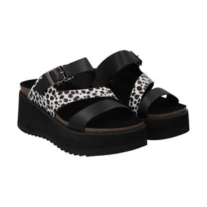Sandalia Mujer Negro/print Constanza Police