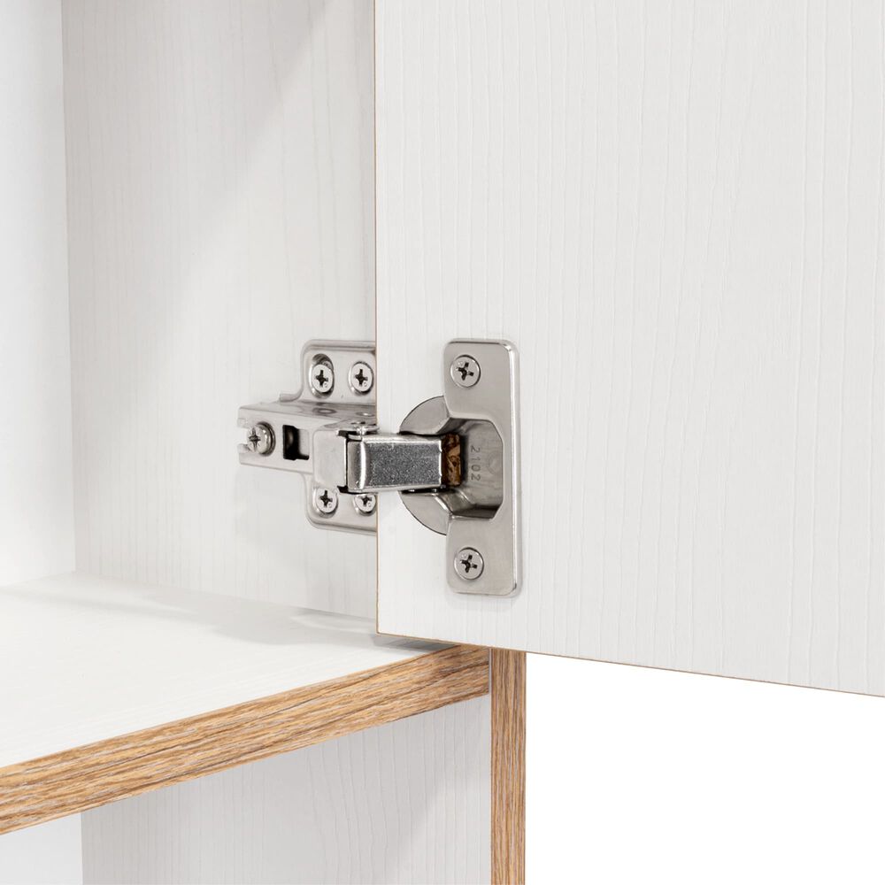 Mueble Botiquin De Baño Con Espejo 59,1x51,5x16,5 Cm Café Claro image number 6.0