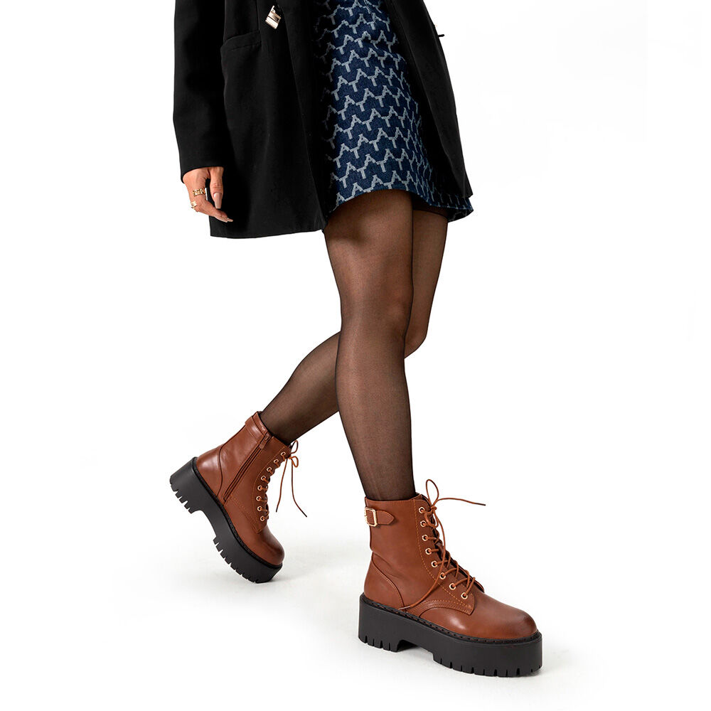 Botin Camel Casual Mujer Weide Czy585 image number 1.0