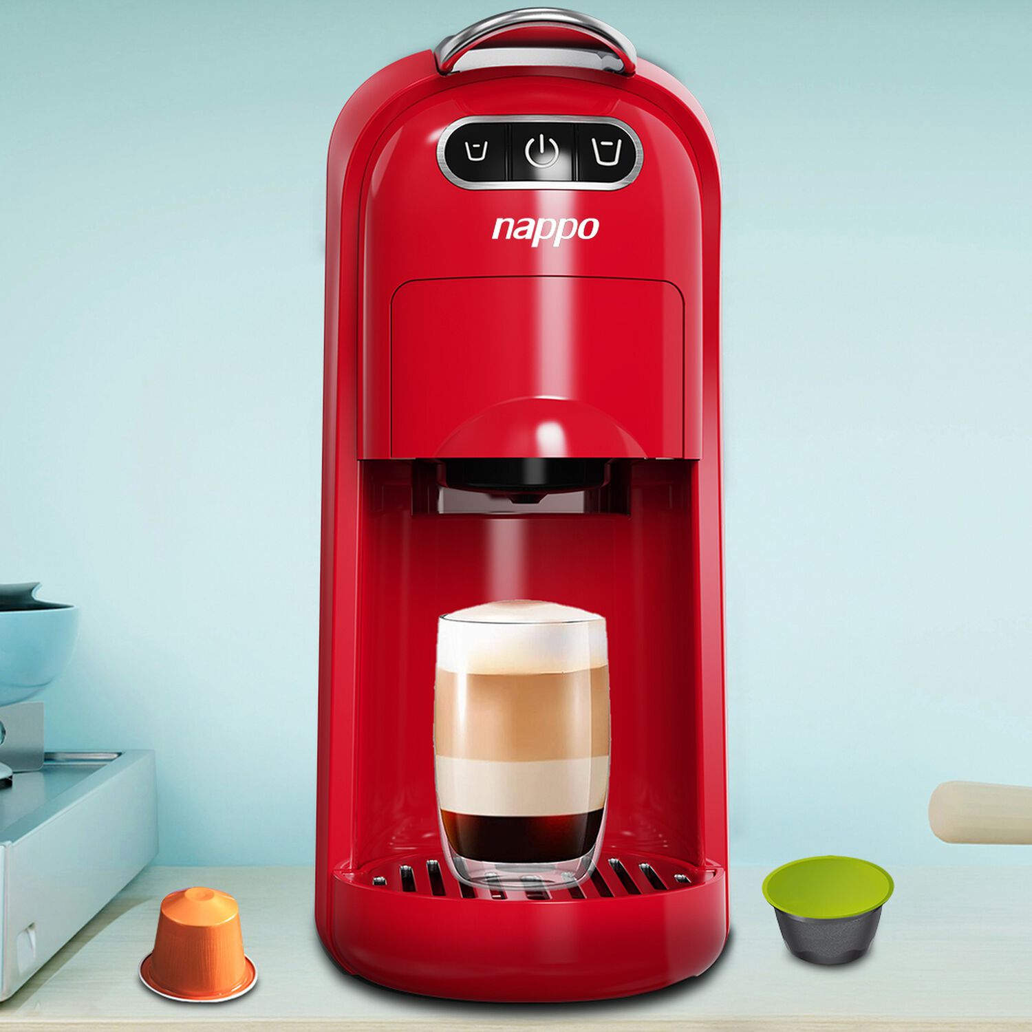 Cafetera 3 En 1 Nappo 1400w Compatible Dolce Gusto Nespresso image number 13.0