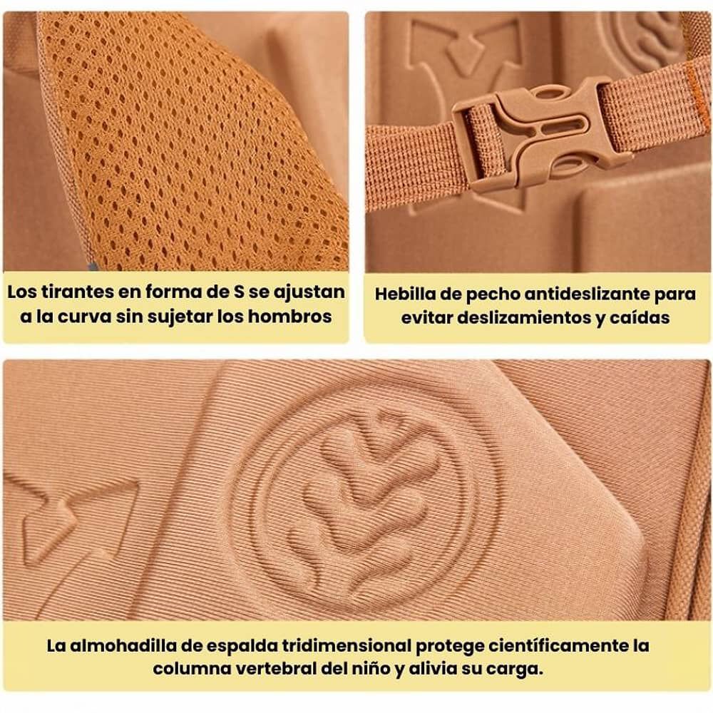 Mochila Capibara Gran Capacidad Compartimientos Y Accesorios image number 4.0