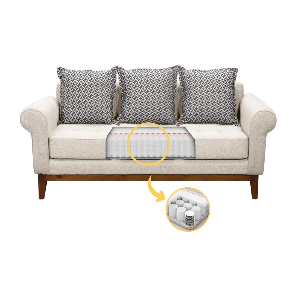 Sofá Living Factory Coihue / 3 Cuerpos image number 2.0