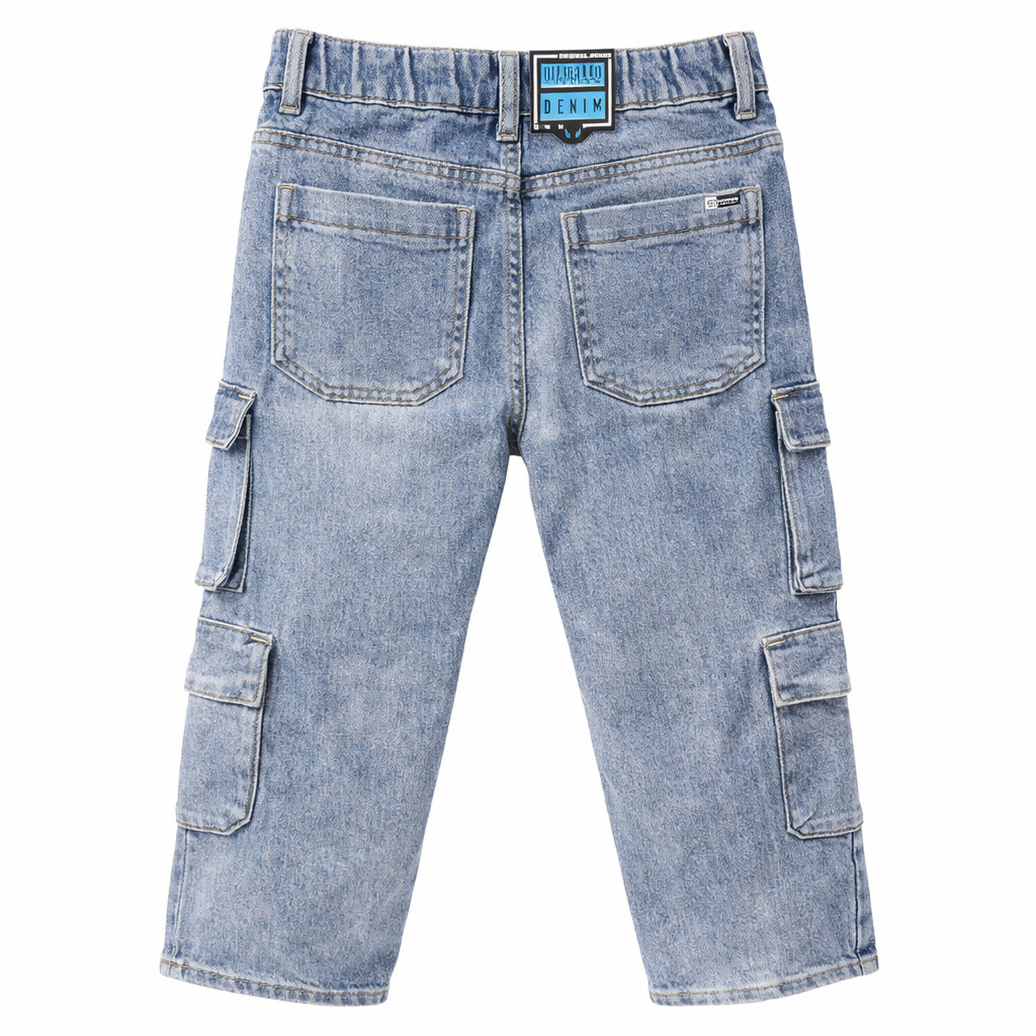 Pantalon Jeans Ni&ntilde;o Cargo Urbano Con Bolsillos Funcionales image number 2.0