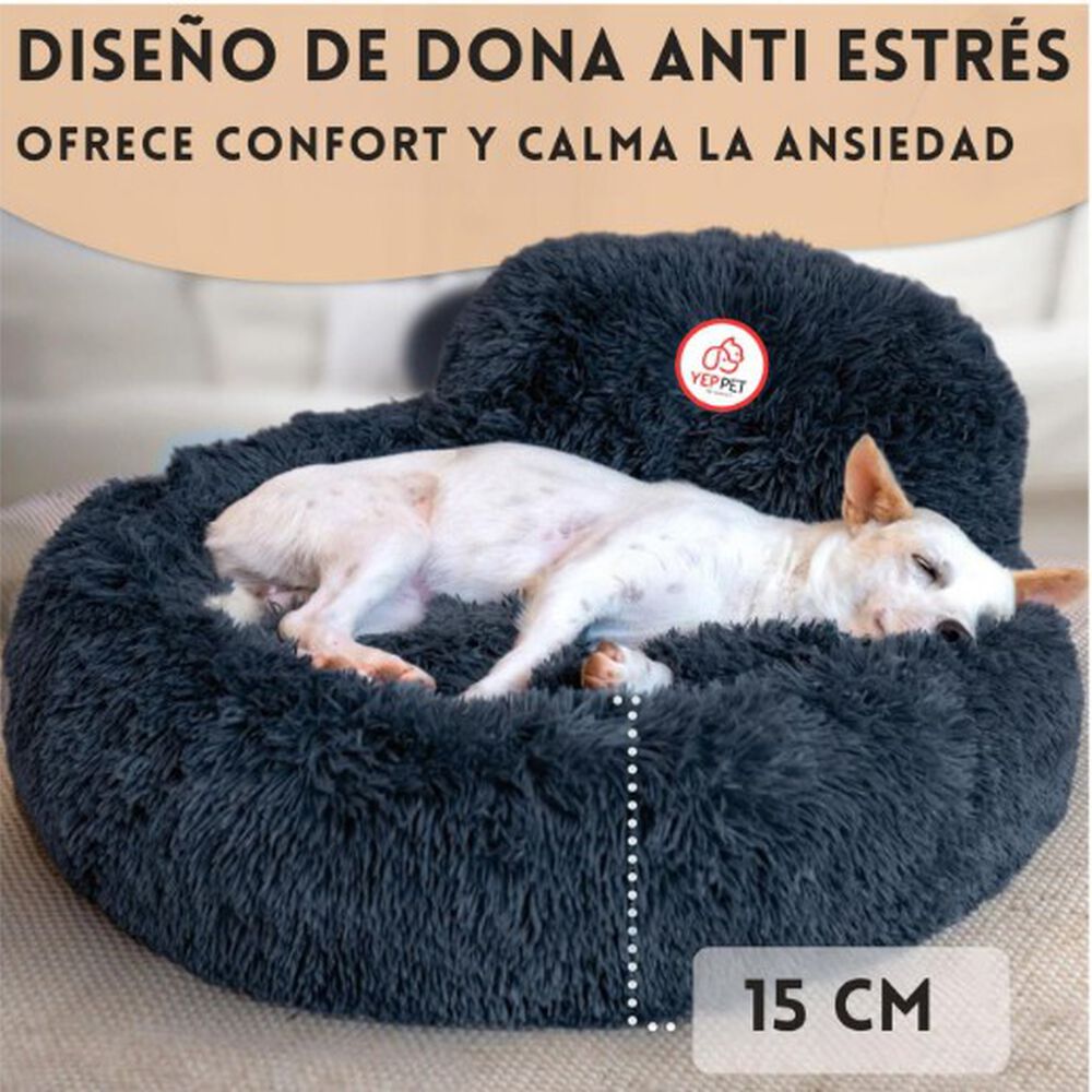 Cama Mascota Grande Yep Pet Perro L Antiestrés Y Ronquido Cama Dona image number 2.0