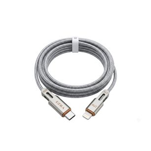 Cable 2en1 Usb-c Lightning Ezra 60w Carga R&aacute;pida Trenzado 1.2m