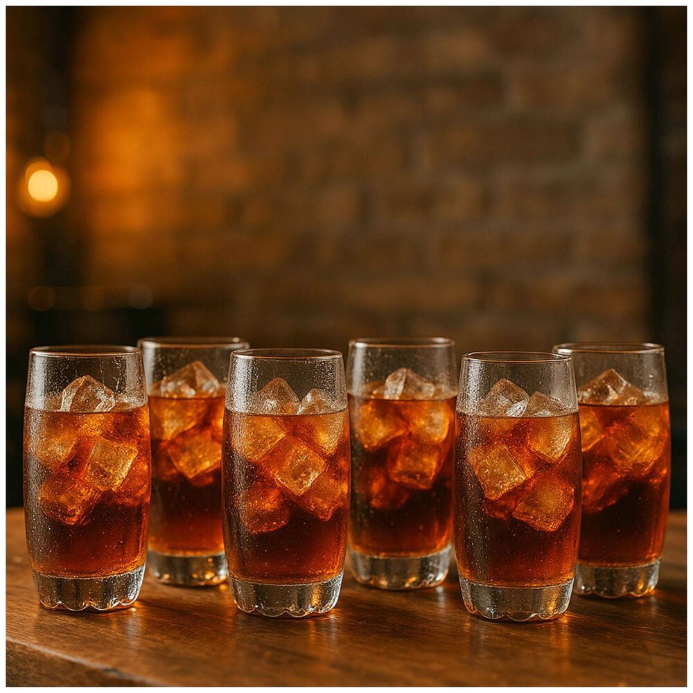 Set 6 Vasos Altos Modelo Napoles 390ml Jugos Tragos Bebida image number 3.0
