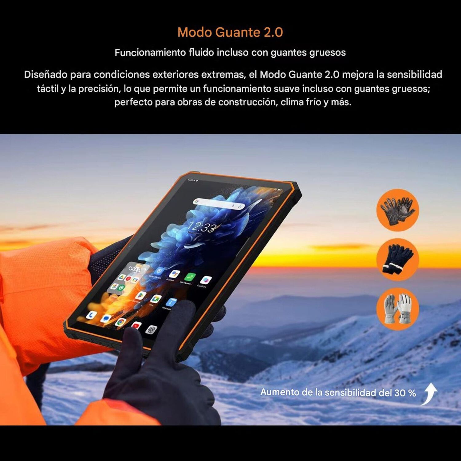 Tablet Rugerizada Blackview Active 5 8" Android 15 8gb 128gb image number 5.0