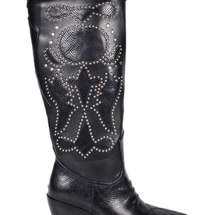Bota Nabila Negro Tachas