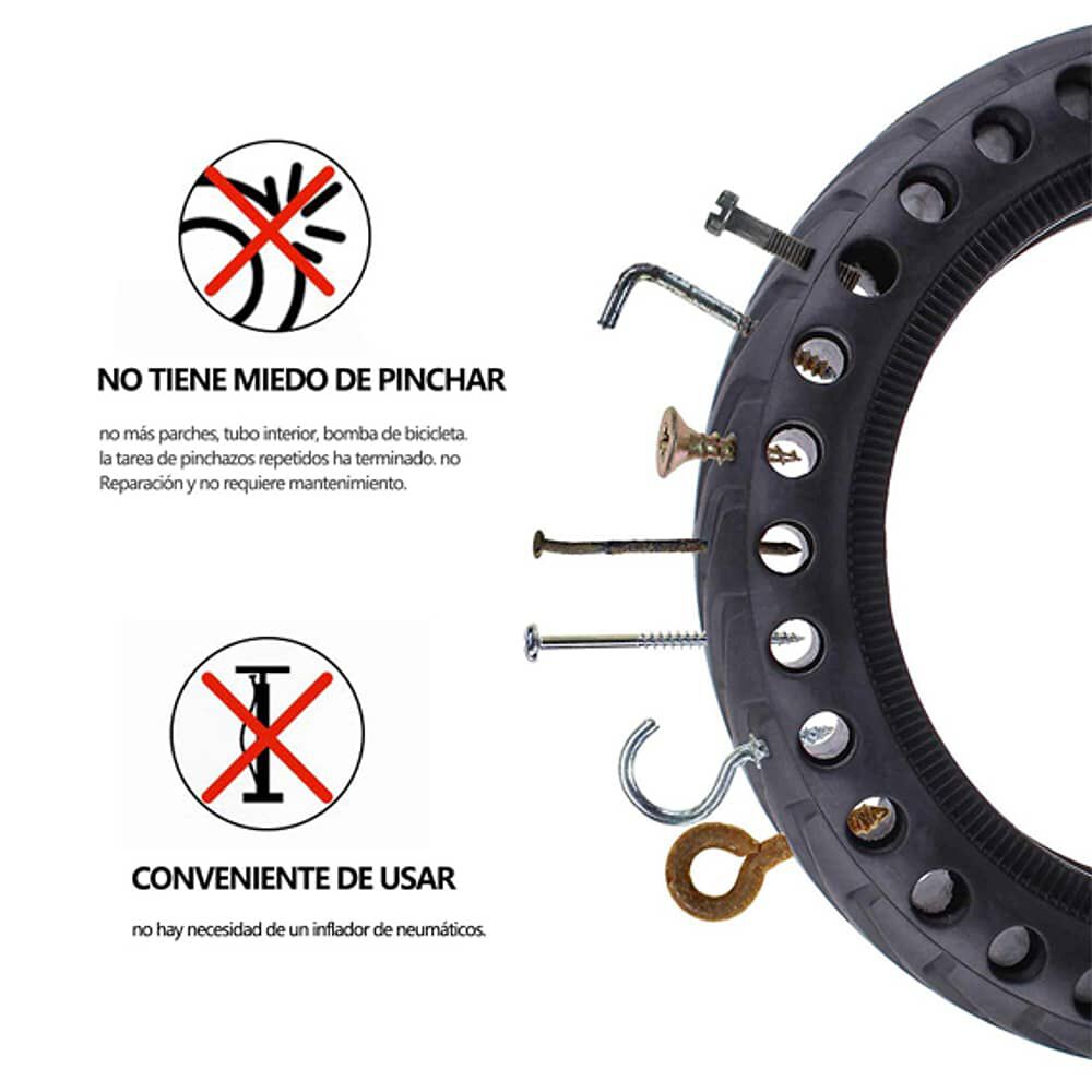 Neum&aacute;tico Antipinchazo Scooter Xiaomi Y Otros 8,5x2.00 image number 5.0