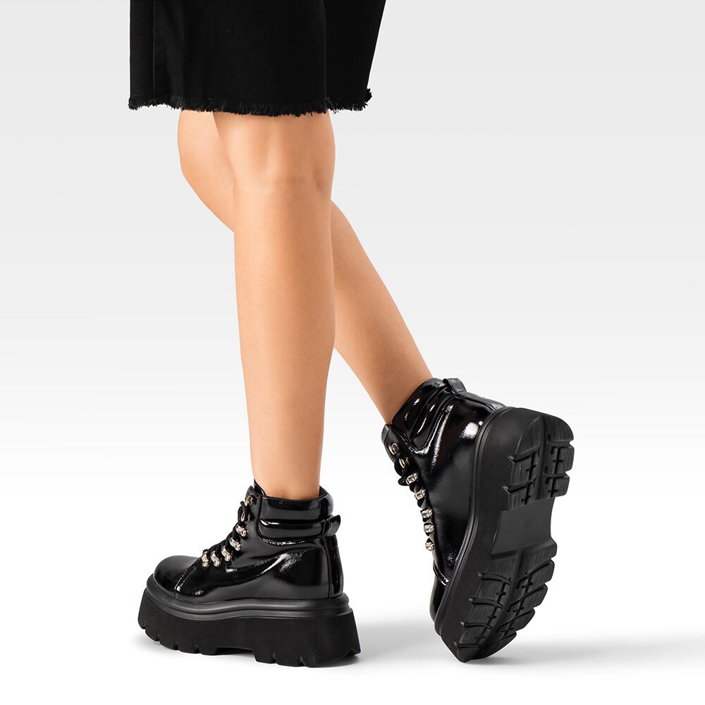 Botin Mujer Luc&iacute;a Negro Weide image number 2.0