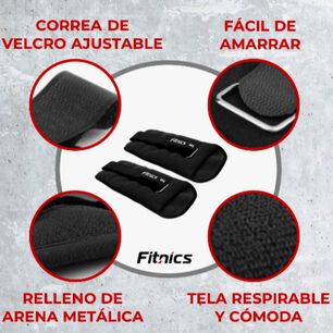 Pesas Mu&ntilde;eca Tobillera De 3kg C/u