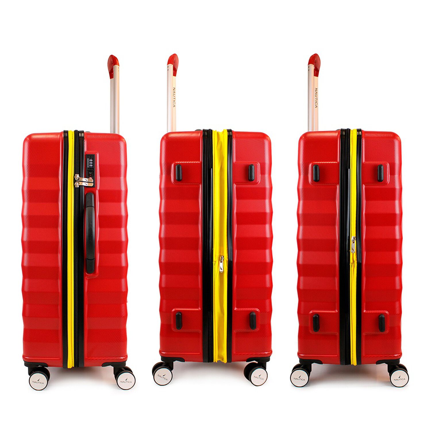 Pack 2 Maletas Nautica S+l Polonia 10kg Y 23kg Roja image number 5.0