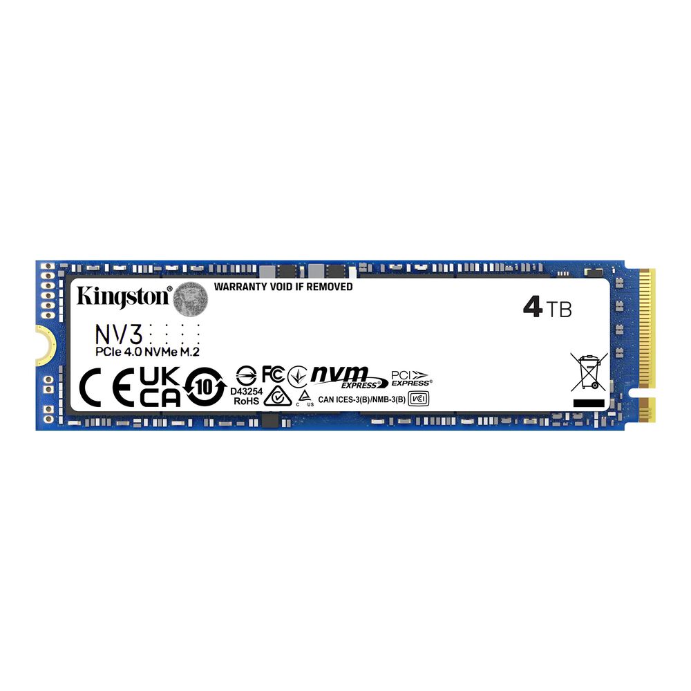 Ssd Kingston Nv3 Pcie 4.0 Nvme 4tb image number 0.0