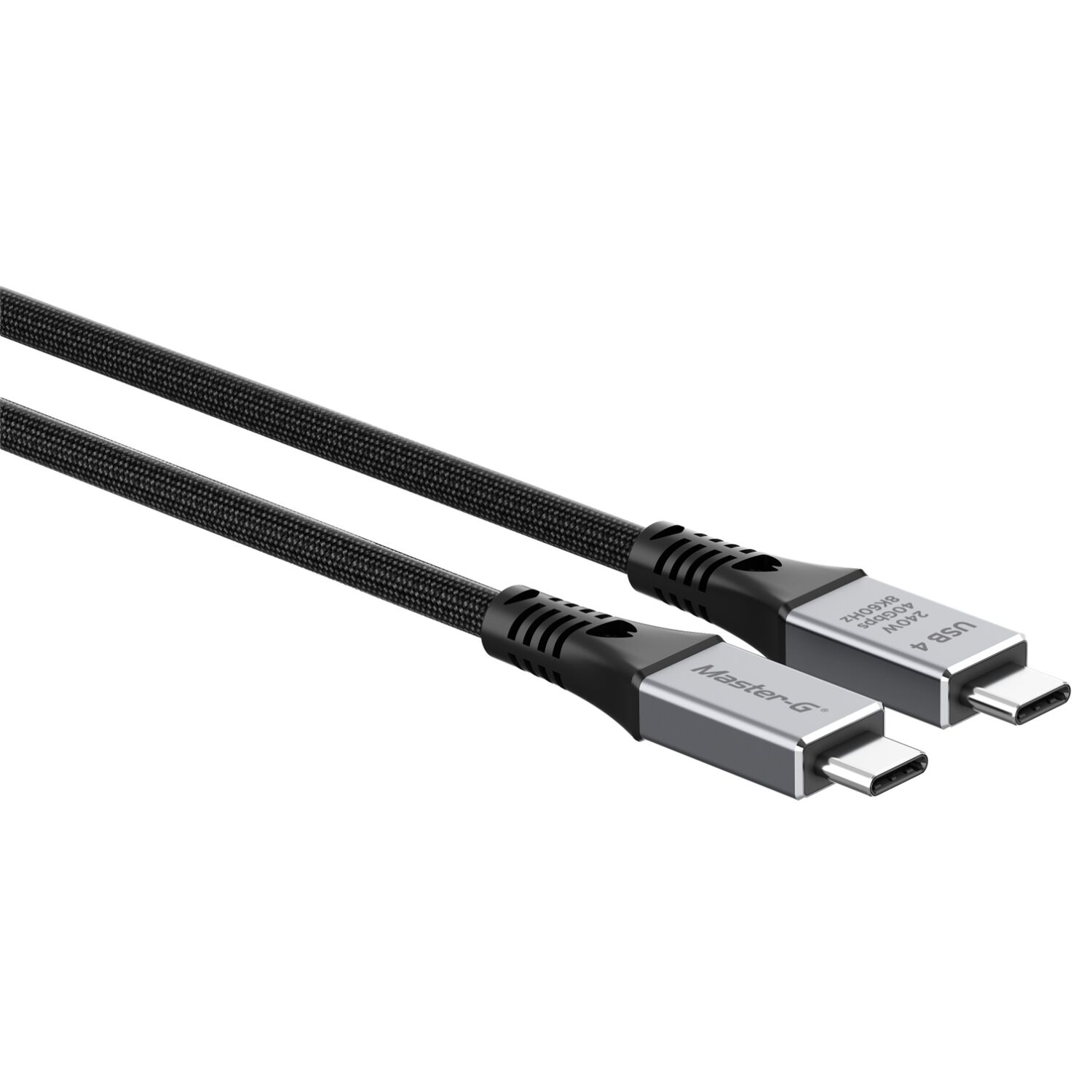 Cable Usb 4 Tipo C Dual 8k 60hz 40gbps 240w 1mt Master-g image number 5.0