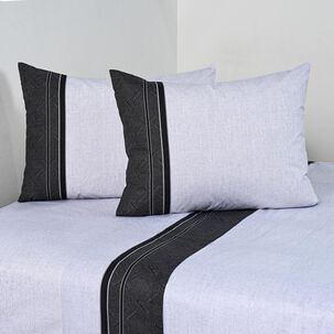 Juego De S&aacute;banas American Family Zircon / 2 Plazas / 144 Hilos