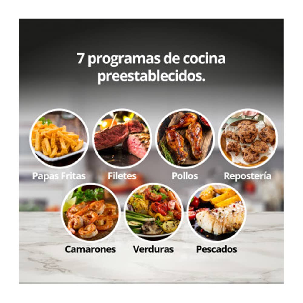 Freidora De Aire 6l Thor Power Heat Xl 1700w image number 4.0