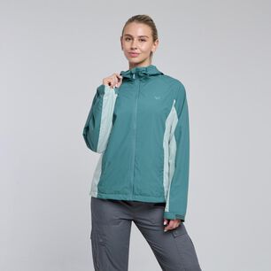 Chaqueta Deportiva Boque Color Cuello Alto Con Capucha Mujer Wetland