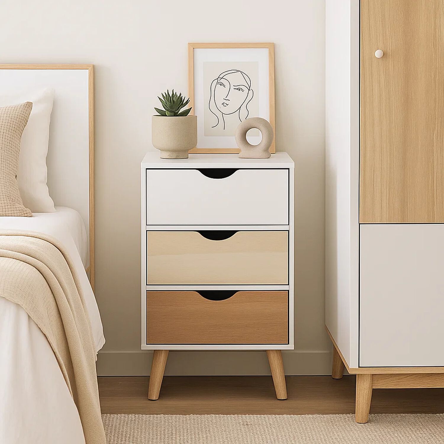 Pack De 2 Veladores Eames 3 Niveles 40x35x62 image number 2.0