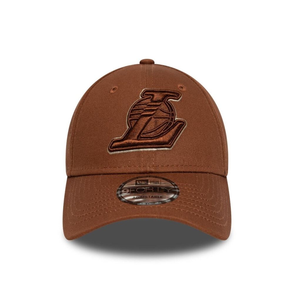 Gorra 9forty Los Angeles Lakers Team Outline Med Brown image number 2.0