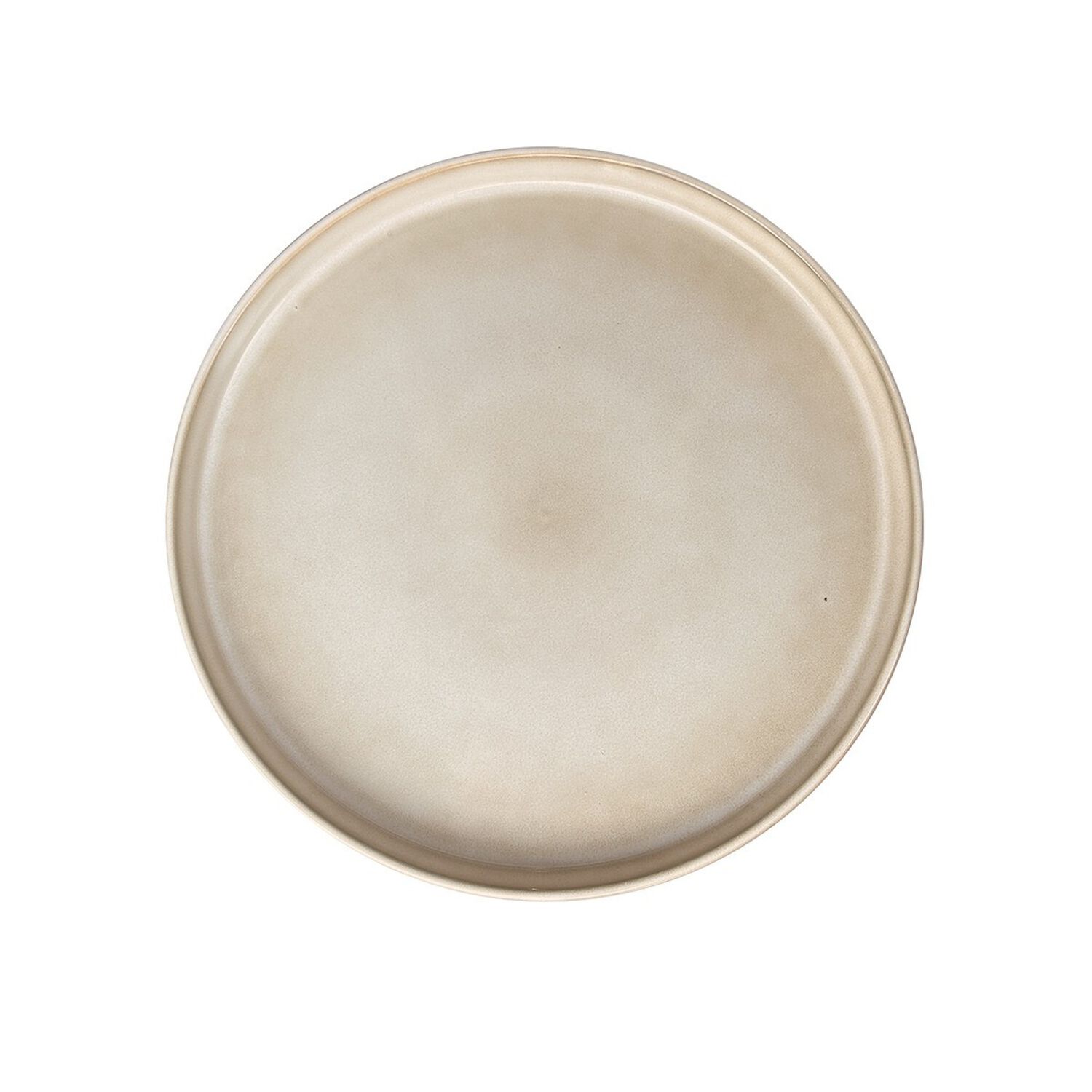 Set 6 Platos Redondo Ceramica 26.5 Cm Beige Linea Oslo image number 0.0