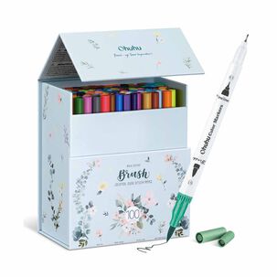 Ohuhu Maui 100 Marcadores A Base De Agua,pincel&fineliner