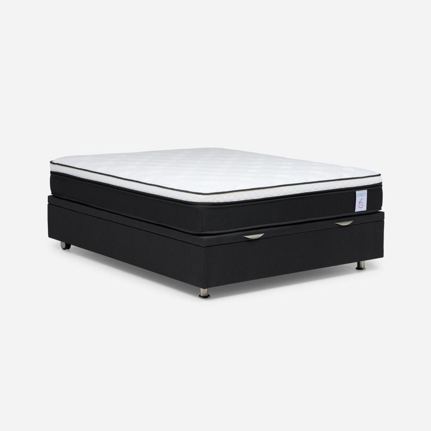 Cama Ba&uacute;l Rosen New Style 6 / 2 Plazas / Base Normal image number 2.0