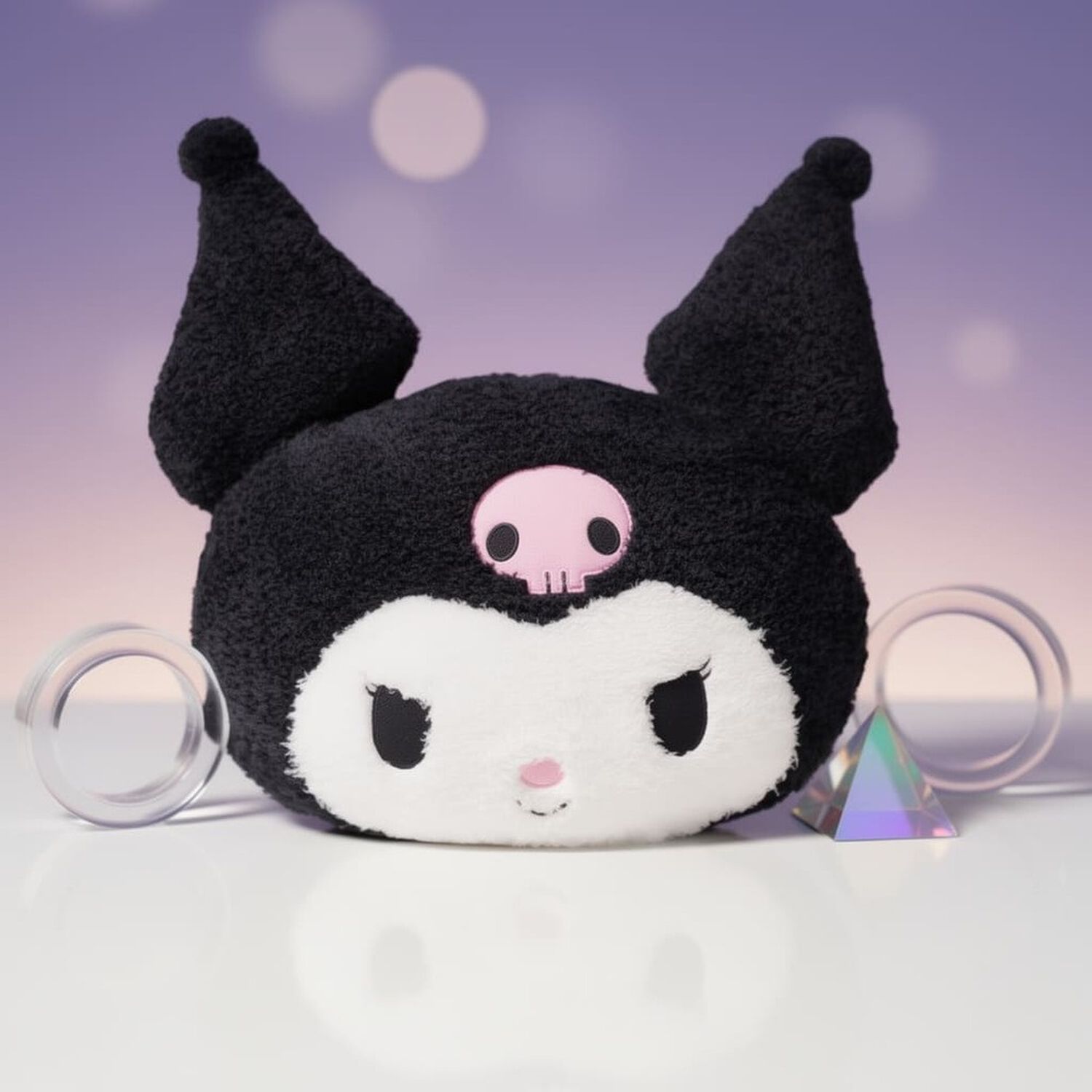 Cojin Peluche Gigante Kuromi Onegai My Melody Kawaii image number 0.0