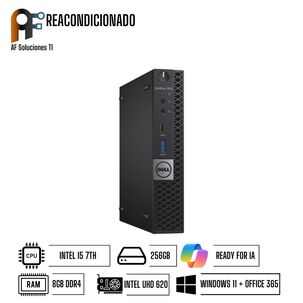 Computador Dell 7050 Mini Essential Windows 11 - Office365 Reacondicionado