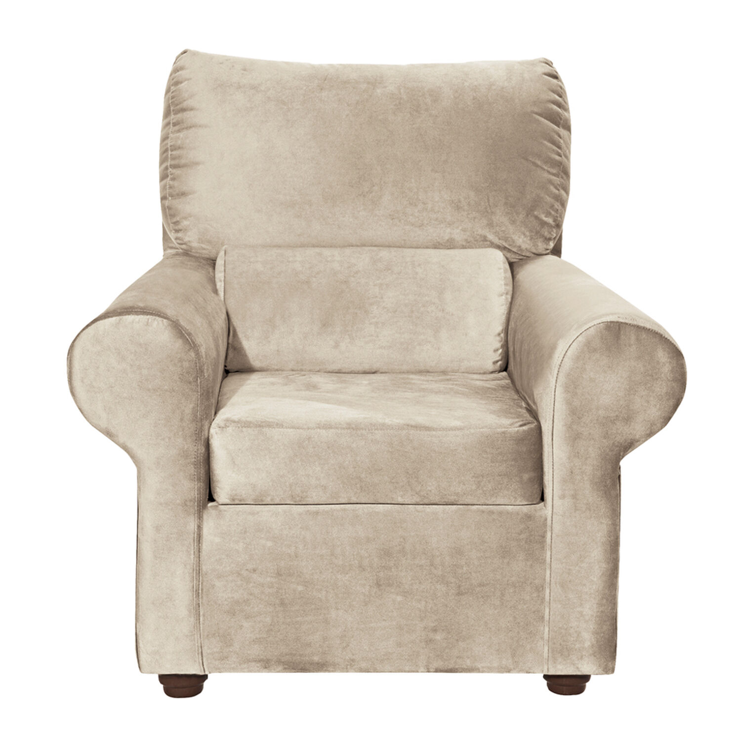 Poltrona 1c Beron Felpa Beige image number 0.0