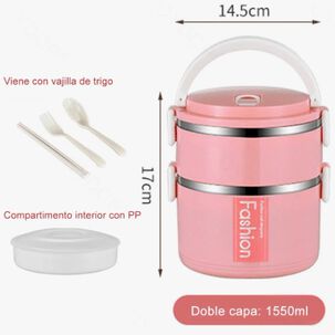 2 Capas Fiambrera Apilable