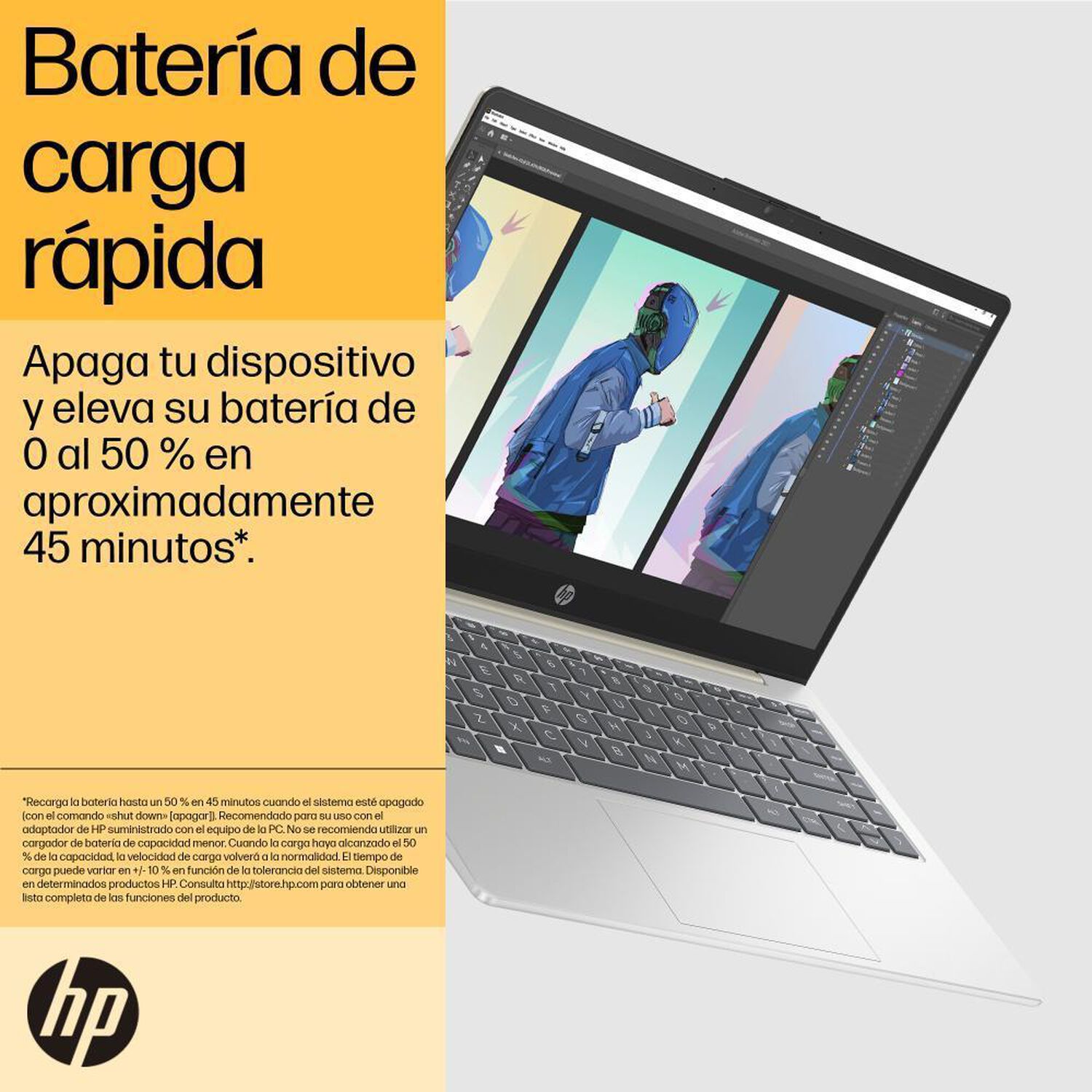 Notebook 14" HP 14-EM0015LA / AMD Ryzen 7 / 8 GB RAM / 512 GB SSD image number 8.0