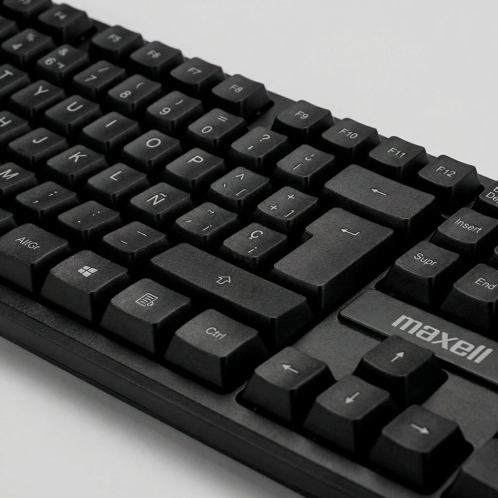 Teclado B&aacute;sico Maxell Kb-80 Conector Usb Negro image number 2.0
