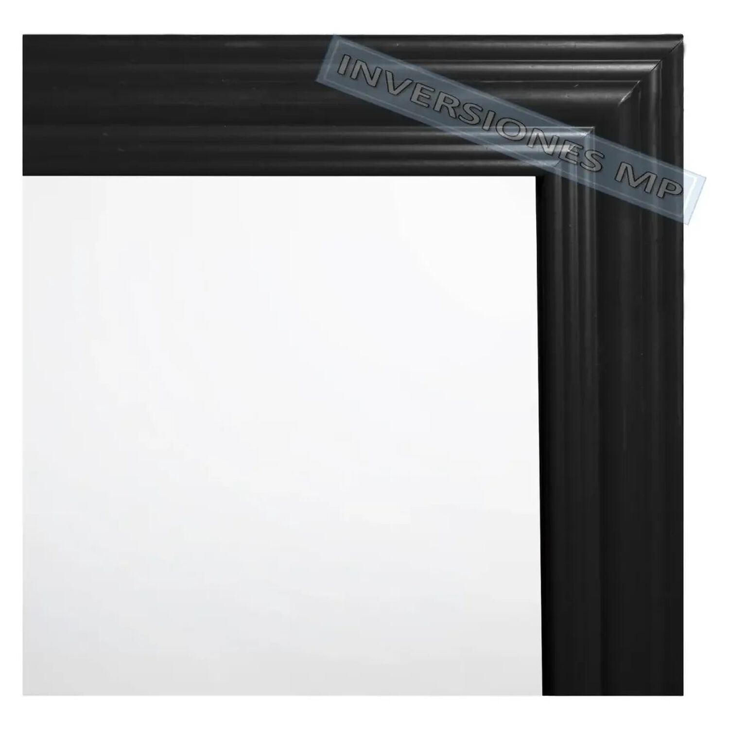Espejo De Pared Colgante Decorativo Para Living/habitacion Color Del Marco Negro image number 3.0