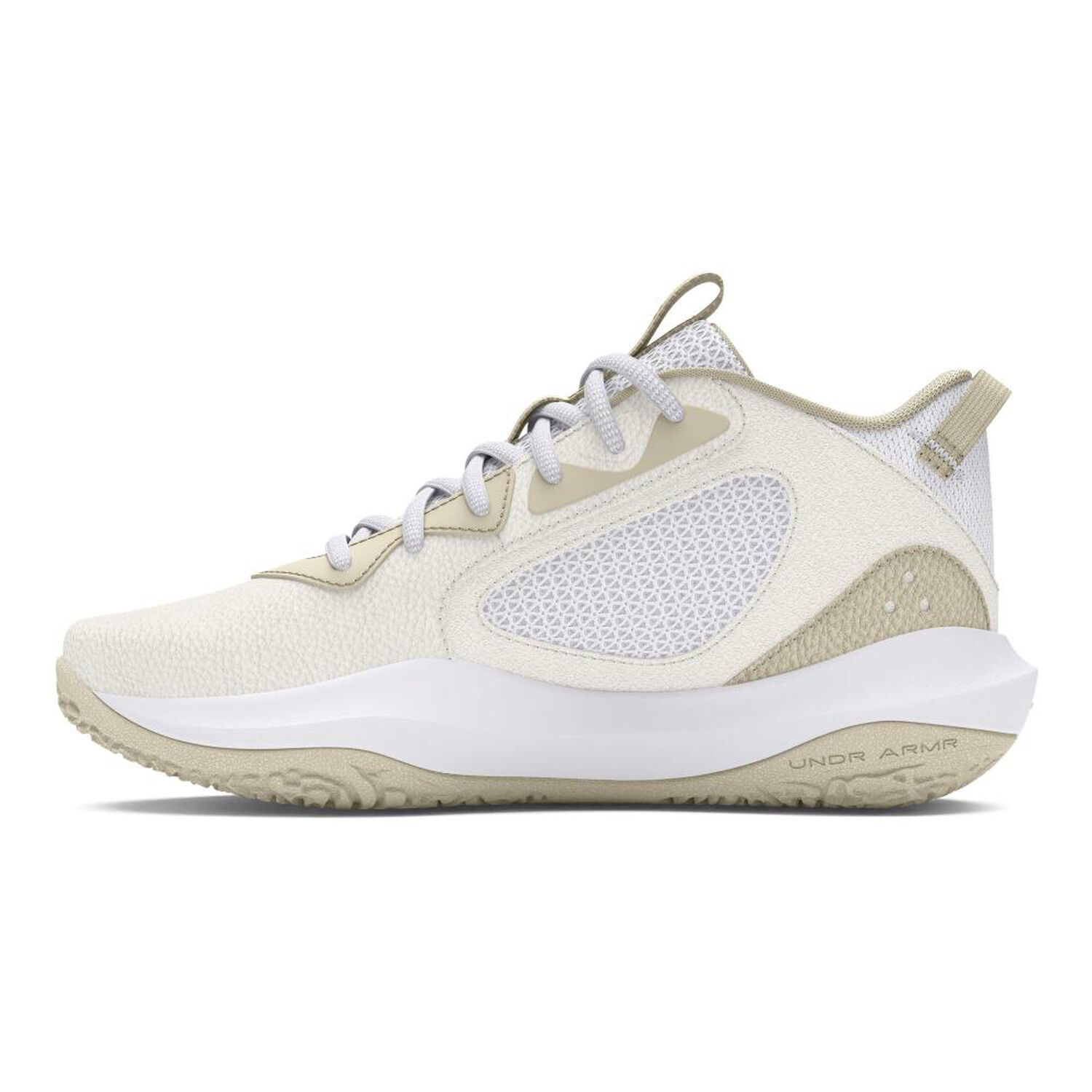Zapatilla Basketball Hombre Under Armour Lockdown 6 Blanco image number 1.0