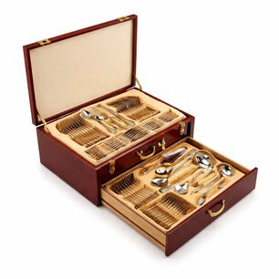 Juego De Cubiertos 72pcs Acero Inox Premium Vintage