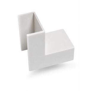 Pack 10 Curvas Internas Para Canaleta El&eacute;ctrica 20x10mm