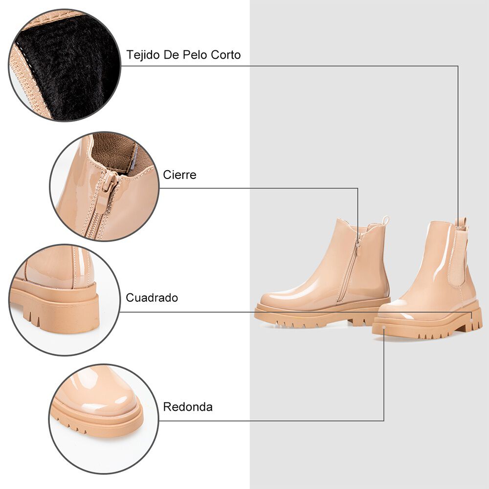 Botin Mujer Marimar Caqui Weide image number 6.0