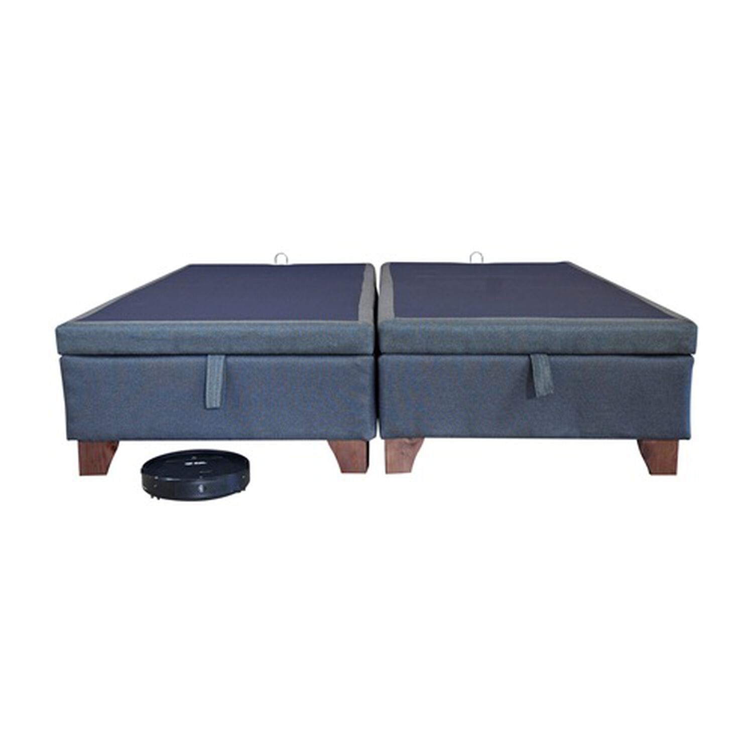 Base Cama Baul 2 Plazas Div. L190 Cm. Patas 11cm Para Aspiradora Robot image number 2.0