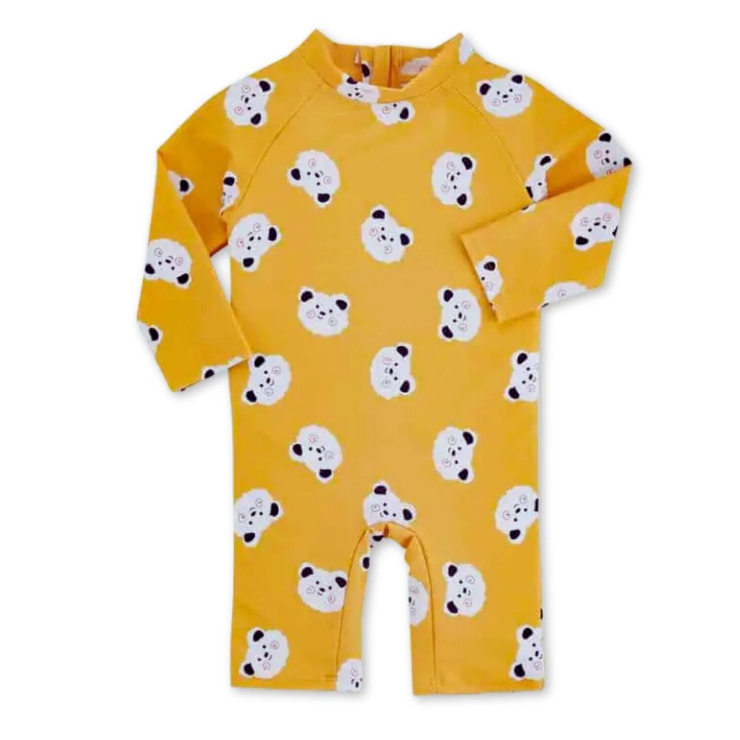 Traje De Ba&ntilde;o Enterito Manga Larga Ni&ntilde;o Jump Kids Amarillo image number 0.0