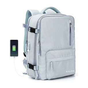 Mochila De Senderismo Impermeable De Viaje Grande Con Interf Azul