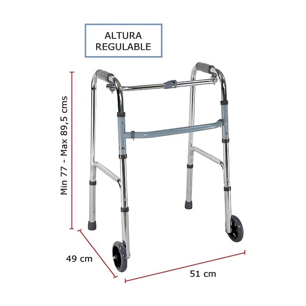 Andador Burrito Ligero Plegable 2 Ruedas image number 1.0