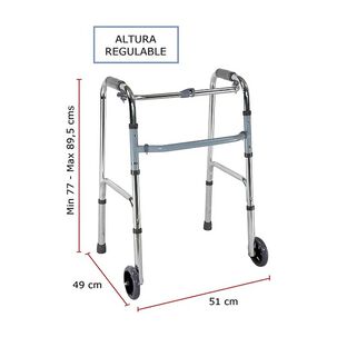 Andador Burrito Ligero Plegable 2 Ruedas