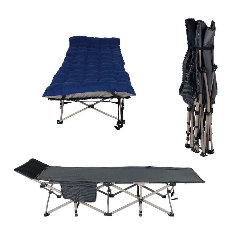 Cama Plegable De Camping Azul image number 4.0