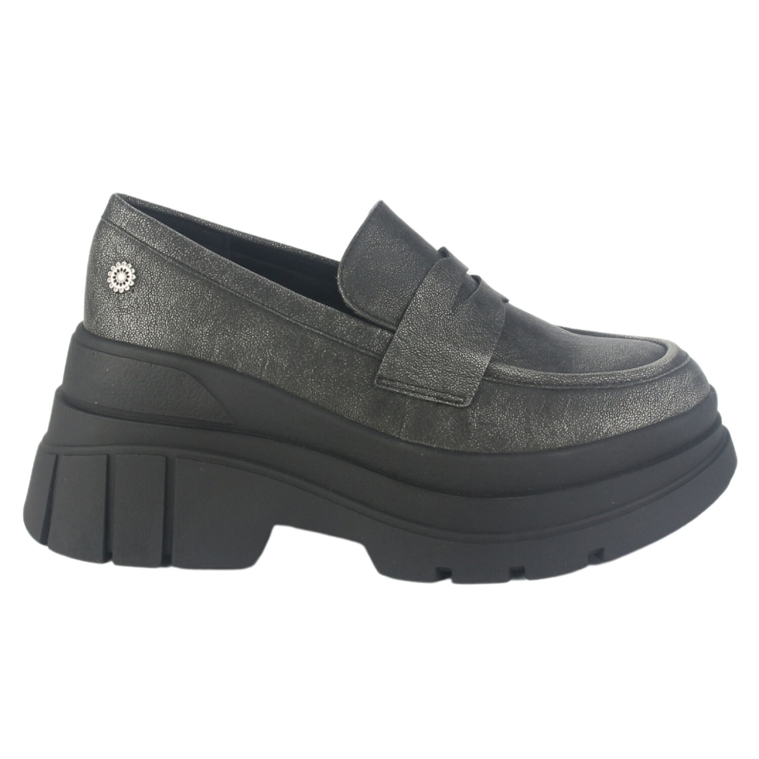 Mocasin Chalada Mujer Natirus-3 Plateado Casual image number 0.0