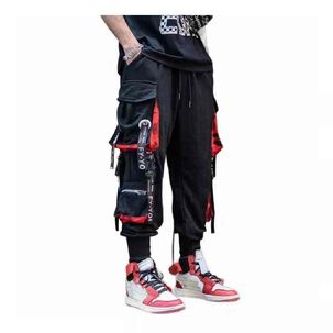 Pantalones Gym Cargo Casual Joggers Con Bolsillo Para Hombre