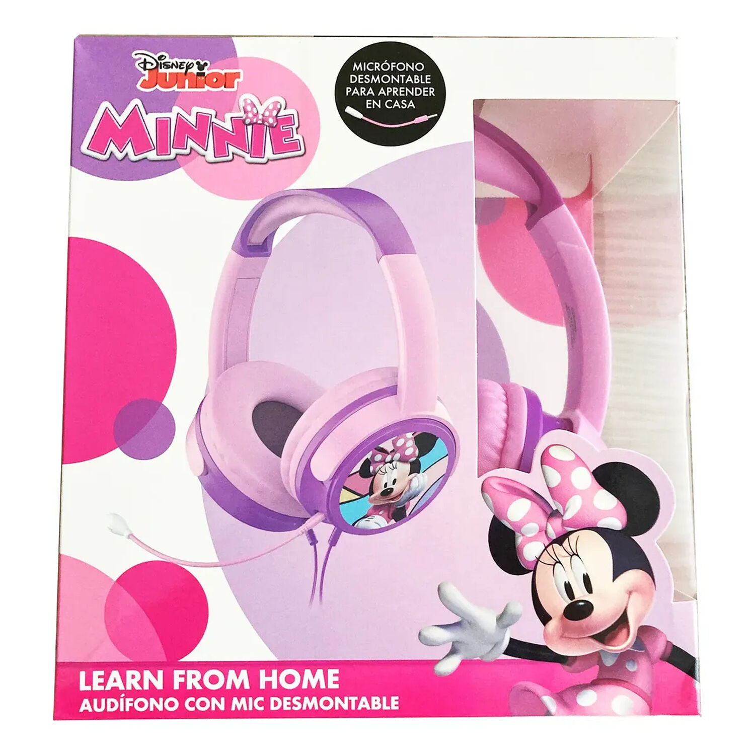 Aud&iacute;fonos Con Micr&oacute;fono Para Chat Minnie Modelo Lfh13010 Con Dise&ntilde;o Divertido Tem&aacute;tico image number 3.0