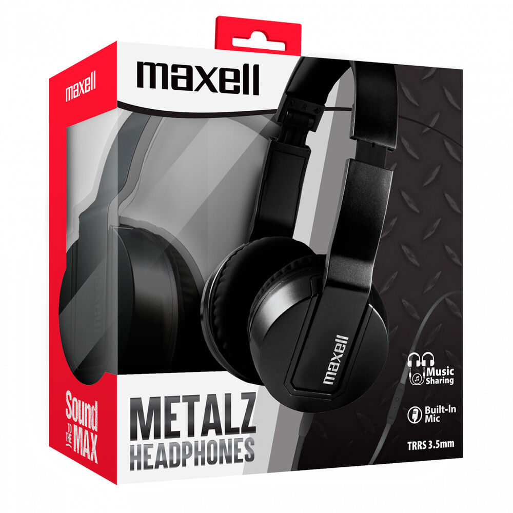Audifonos Sms-10 Maxell Metalz Headphone Ajustable Trrs 3.5m image number 2.0